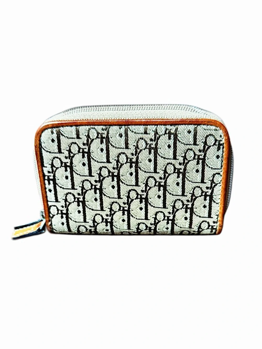 Authentic Christian Dior Trotter Compact Wallet/Key Holder